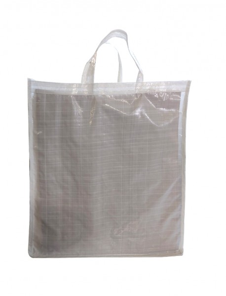PVC Körüklü Beyaz Çanta 10 ADET(50*50+20 CM )