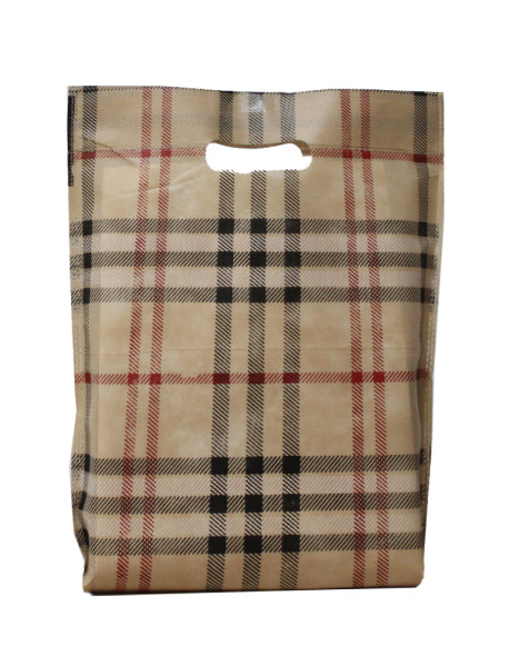 Ekose El Geçme Bez Çanta (YAZISIZ) 30*35 cm