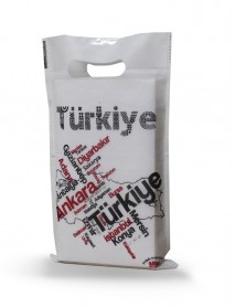 Türkiye Haritalı Elgeçme Bez Çanta 20*30 CM